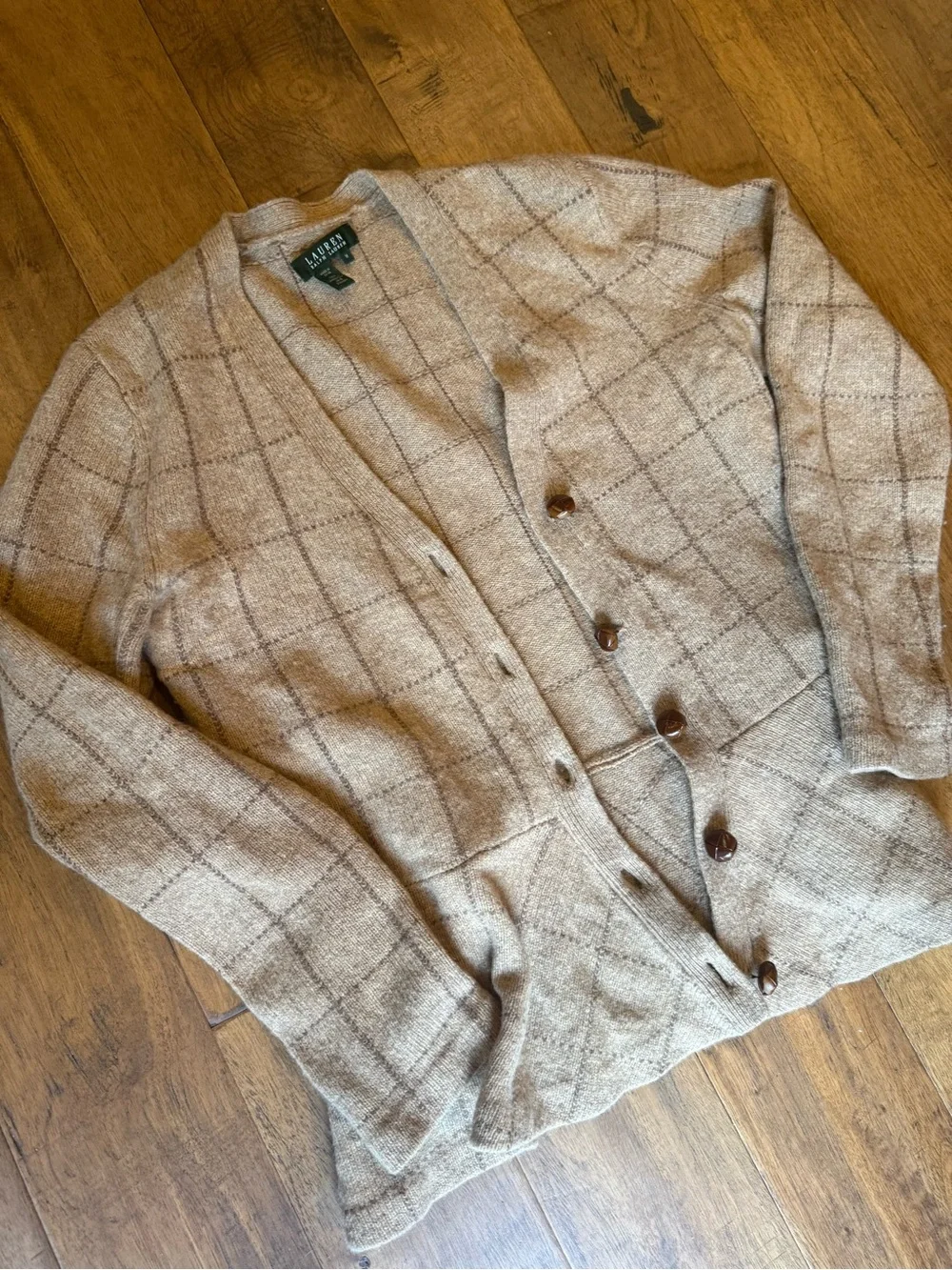 Vintage Ralph Lauren Peplum Style Sweater